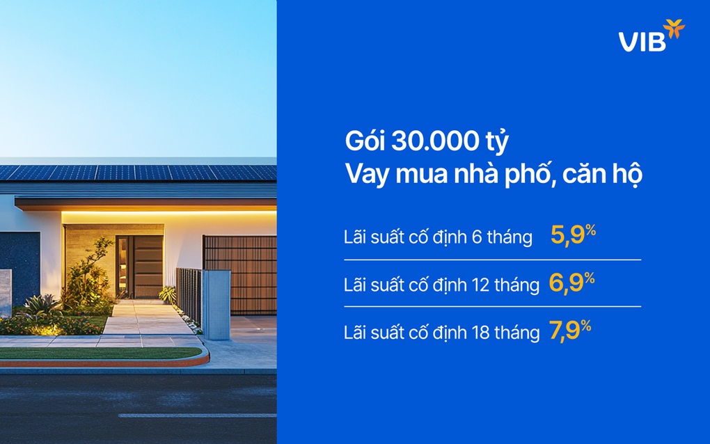 Giải pháp vay mua nhà lãi suất từ 5,9%/năm, miễn trả gốc 5 năm - 1 Giải pháp vay mua nhà lãi suất từ 5,9%/năm, miễn trả gốc 5 năm - 1
