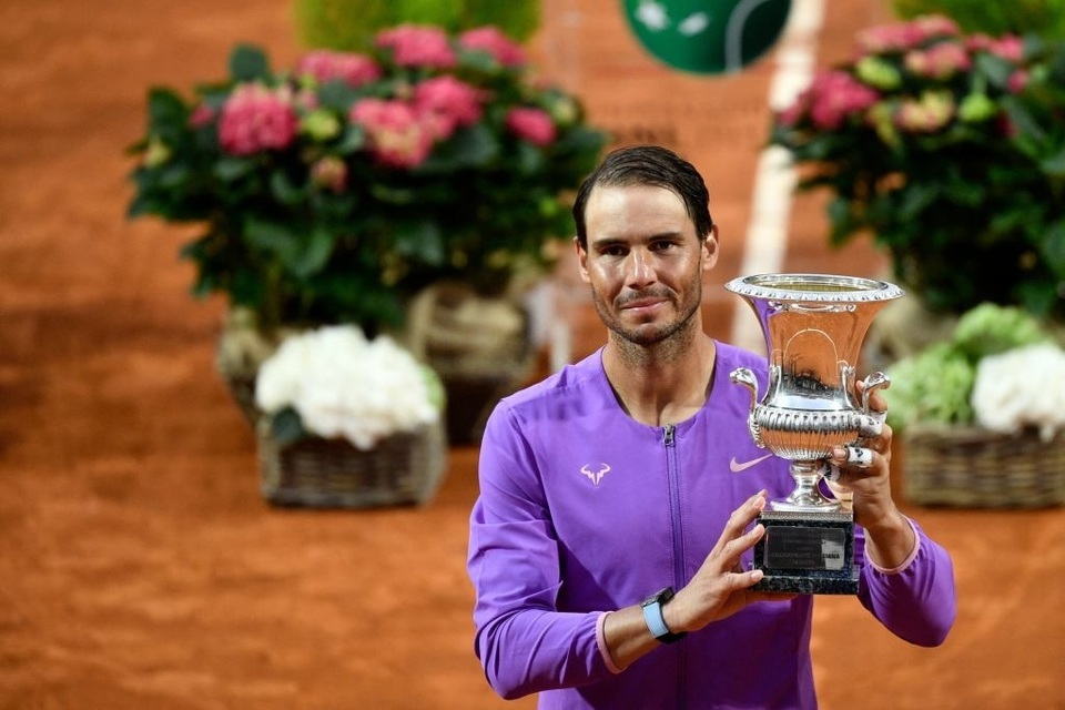 Đánh bại Djokovic, Nadal lần thứ 10 vô địch Italian Open - 1 Đánh bại Djokovic, Nadal lần thứ 10 vô địch Italian Open - 1
