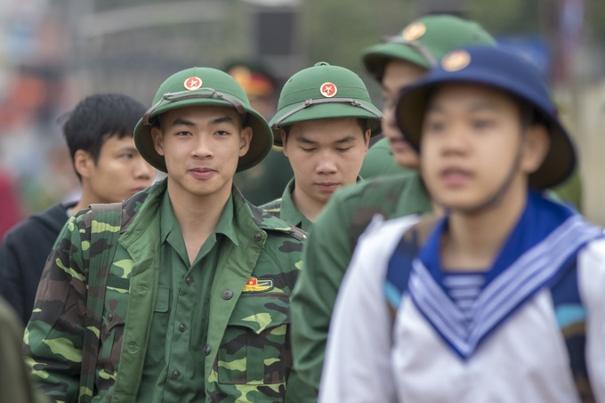 Bộ Quốc phòng: Giao nhận quân nhanh gọn, đảm bảo an toàn phòng chống dịch - Ảnh 1. Bộ Quốc phòng: Giao nhận quân nhanh gọn, đảm bảo an toàn phòng chống dịch - Ảnh 1.