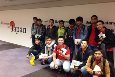 Những hình ảnh đầu tiên tại Nhật của học viên chương trình 10.000 BrSE