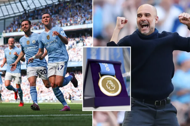 Vì sao 4 cầu thủ Man City không được nhận huy chương vô địch?
