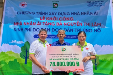 Bà lão 75 tuổi: “Sắp tới, gia đình tôi không còn lo sợ mưa gió”