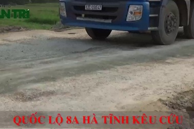 Dự án dở dang, Quốc lộ 8A trở thành nỗi thống khổ của người dân