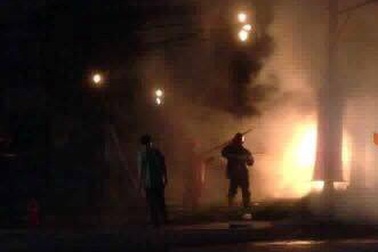 Trạm điện nổ và bốc cháy, hàng nghìn hộ dân mất điện