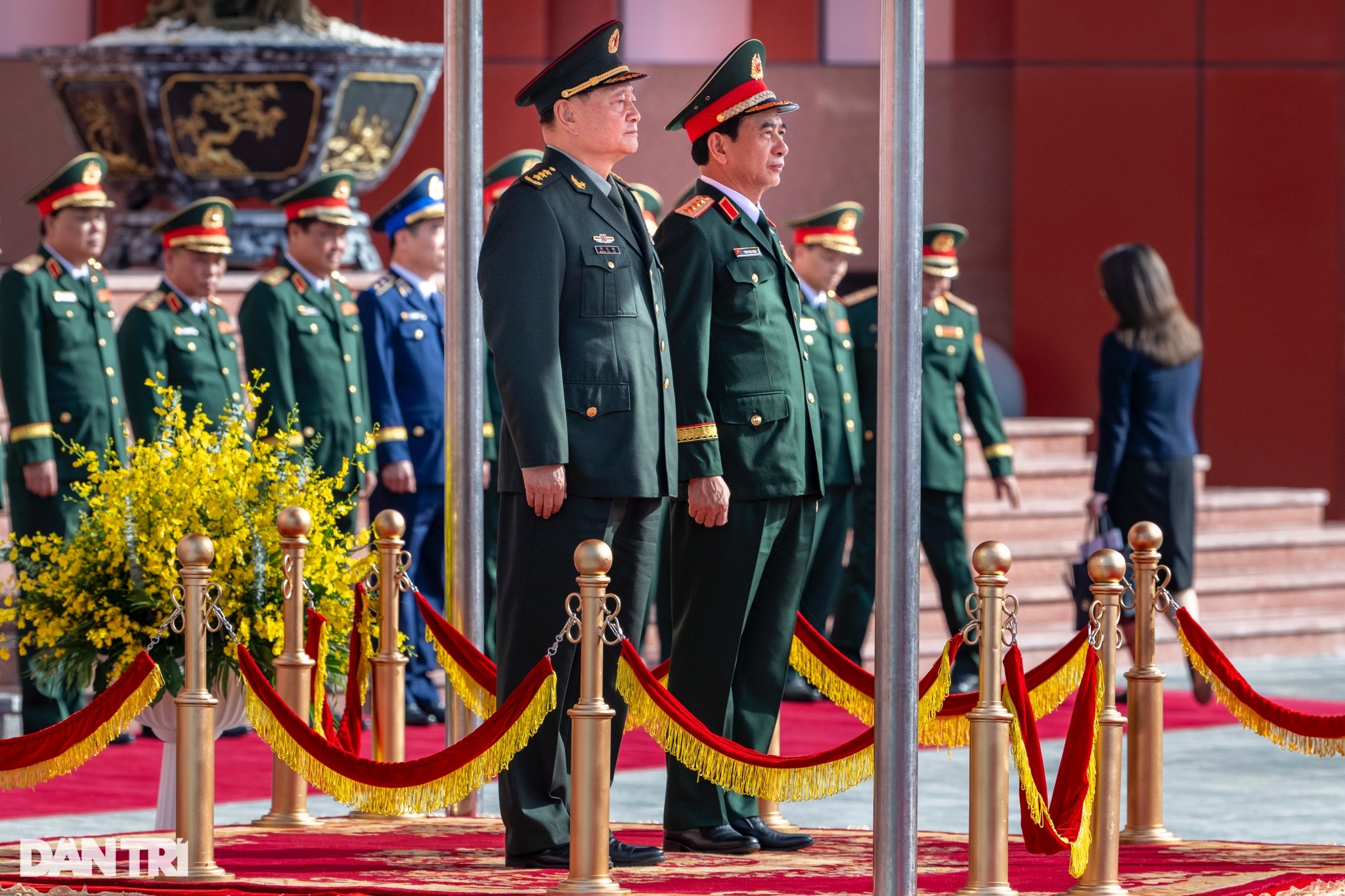 Đại tướng Phan Văn Giang chủ trì lễ đón Phó Chủ tịch Quân ủy TƯ Trung Quốc - 3