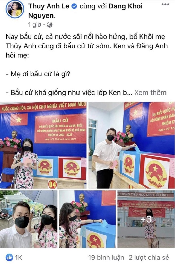 Sao Việt giản dị đi bầu cử - Ảnh 8.