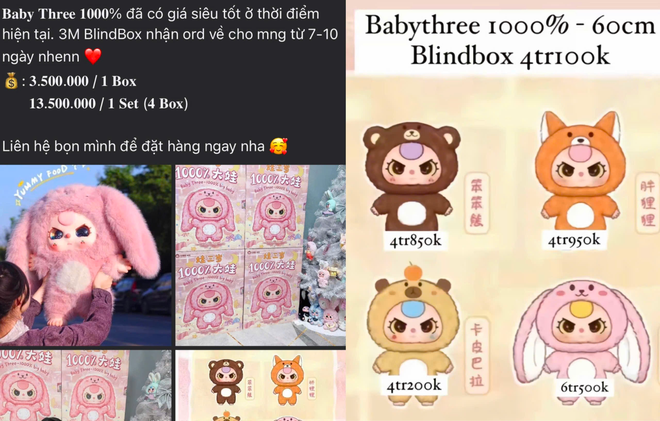 Đồ chơi Baby Three có gì đặc biệt khiến Gen Z mê mẩn, lấn át cả Labubu? - 3