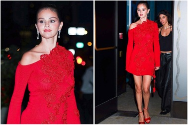 Sắc vóc quyến rũ của Selena Gomez trong ngày sắp lên xe hoa