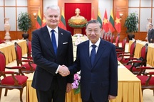 Tổng Bí thư Tô Lâm và Tổng thống Litva trao đổi phương hướng hợp tác