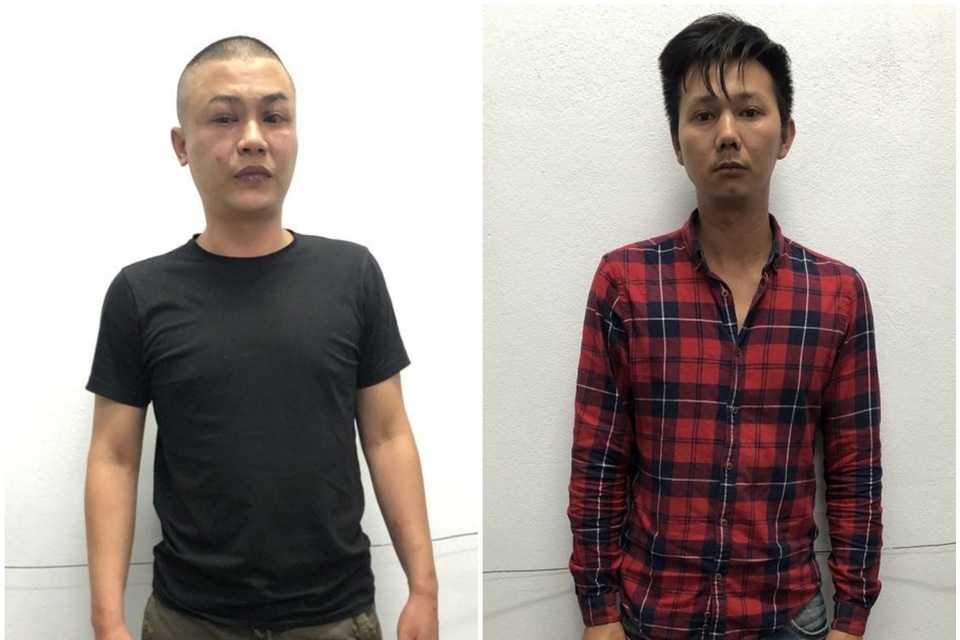 Không đội mũ bảo hiểm, hai thanh niên tông xe vào công an để tẩu thoát - 1 Không đội mũ bảo hiểm, hai thanh niên tông xe vào công an để tẩu thoát - 1