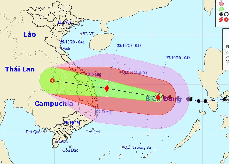 Bão số 9 đang ở cường độ rất mạnh, lao nhanh về Đà Nẵng - Phú Yên - 1 Bão số 9 đang ở cường độ rất mạnh, lao nhanh về Đà Nẵng - Phú Yên - 1