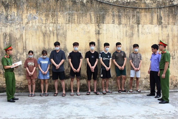 Nhóm đối tượng lừa đảo, chiếm đoạt tài sản. Ảnh: CACC.