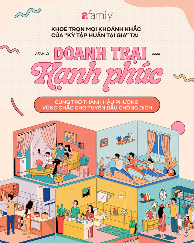 Doanh trại Hạnh Phúc: Thử thách mùa dịch Covid-19 cho gia đình - Ảnh 2. Doanh trại Hạnh Phúc: Thử thách mùa dịch Covid-19 cho gia đình - Ảnh 2.
