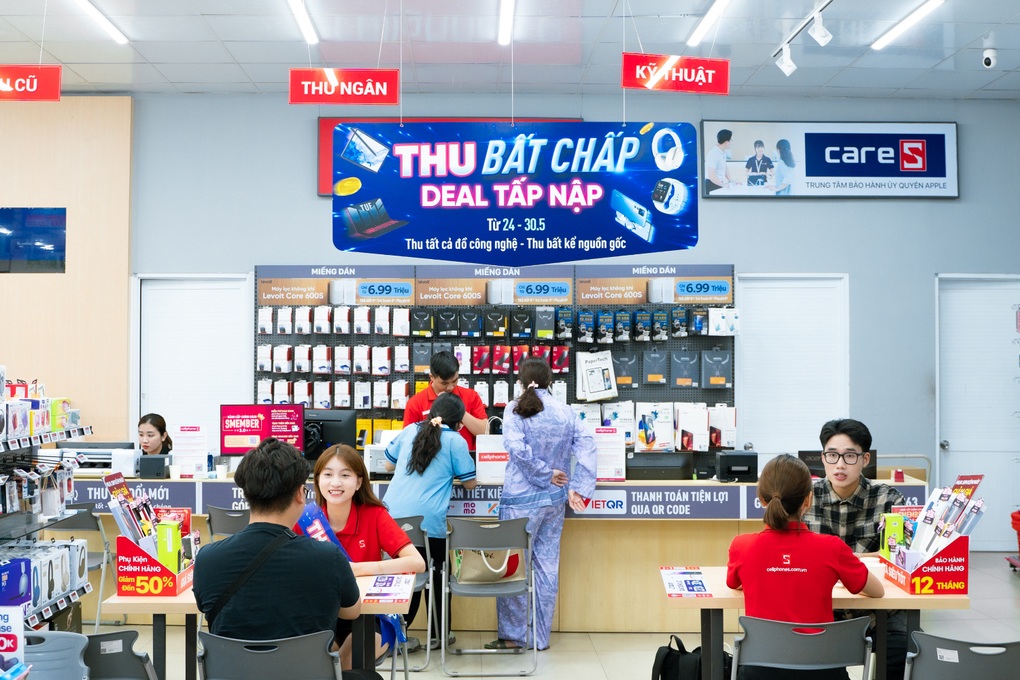 CellphoneS thu máy cũ, trợ giá đến 6 triệu đồng khi lên đời thiết bị mới - 1 CellphoneS thu máy cũ, trợ giá đến 6 triệu đồng khi lên đời thiết bị mới - 1