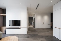 Hà Nội: Độc đáo nhà không tường, ngăn chia phòng bằng nội thất