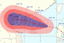Bão Nock- Ten hướng đến Vịnh Bắc Bộ, miền Bắc sẽ mưa to
