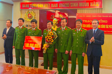 Phá những chuyên án “khủng”, Công an Thanh Hóa nhận thưởng lớn đầu năm