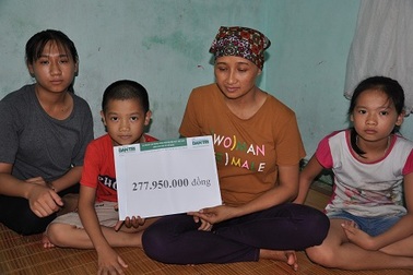 Hơn 277 triệu đồng đến với chị Vũ Thị Hoa