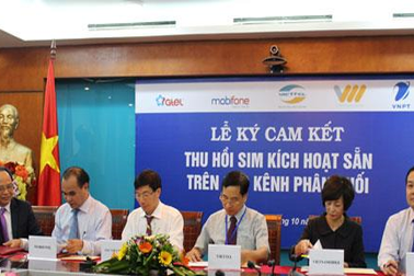 5 mạng di động cam kết thu hồi SIM kích hoạt sẵn trên các kênh phân phối