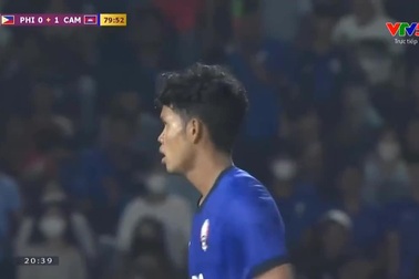 Campuchia hòa 1-1 đáng tiếc trước Philippines