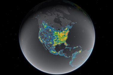 Bản đồ gây sốc về mức độ ô nhiễm ánh sáng trên toàn cầu
