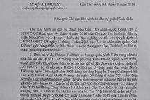Cần Thơ: Án có hiệu lực, thi hành án không kê biên mà hướng dẫn đi kiện!