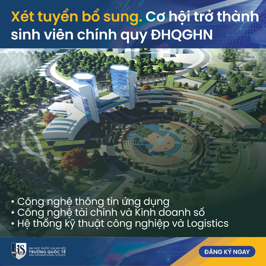 Trường Quốc tế - ĐHQGHN xét tuyển bổ sung 3 ngành Công nghệ thông tin - 1 Trường Quốc tế - ĐHQGHN xét tuyển bổ sung 3 ngành Công nghệ thông tin - 1