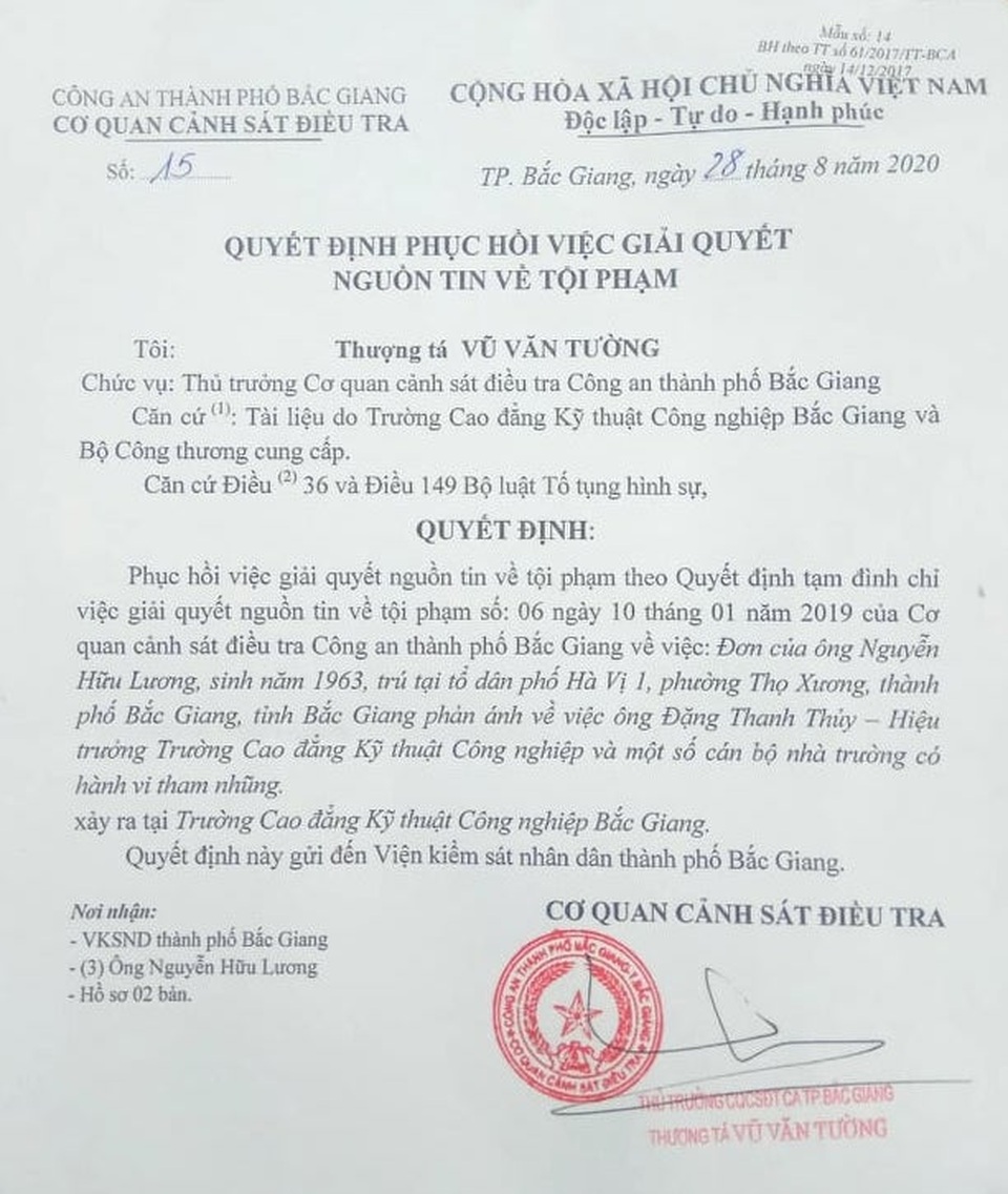 Điều tra tố cáo tham nhũng với vị hiệu trưởng liên quan vụ 3 em bé chết oan - 1 Điều tra tố cáo tham nhũng với vị hiệu trưởng liên quan vụ 3 em bé chết oan - 1