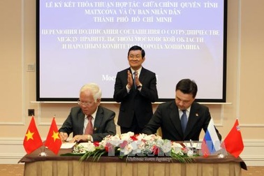 Chủ tịch nước Trương Tấn Sang tiếp Thống đốc tỉnh Moskva