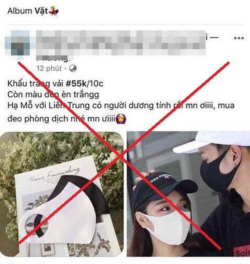 Hà Nội: Tung tin có người nhiễm Covid-19 để bán khẩu trang - 1 Hà Nội: Tung tin có người nhiễm Covid-19 để bán khẩu trang - 1