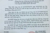 Bắc Ninh gửi công văn khẩn tới các cơ sở giáo dục cho học sinh nghỉ học