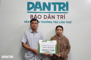 Trao gần 90 triệu đồng tới gia đình người phụ nữ mắc 3 căn bệnh "án tử"