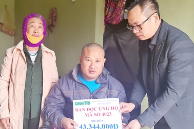 Bạn đọc giúp đỡ người mẹ già chăm con trai nằm liệt hơn 43 triệu đồng