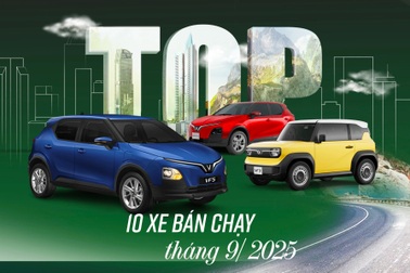 Loạt ô tô khách Việt chuộng nhất tháng 9: VinFast áp đảo, xe Hàn vắng bóng