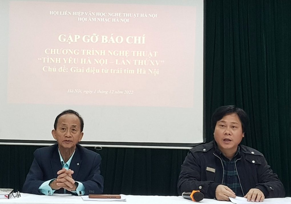 Tôn vinh 3 nhạc sĩ trong chương trình âm nhạc Tình yêu Hà Nội - 1 Tôn vinh 3 nhạc sĩ trong chương trình âm nhạc Tình yêu Hà Nội - 1