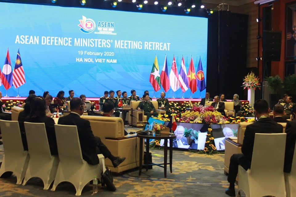 Khai mạc Hội nghị hẹp Bộ trưởng Quốc phòng các nước ASEAN 2020 - 4 Khai mạc Hội nghị hẹp Bộ trưởng Quốc phòng các nước ASEAN 2020 - 4
