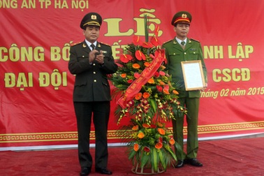 Hà Nội: Thành lập thêm một Đại đội Cảnh sát cơ động