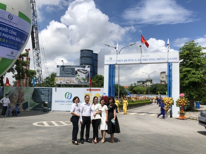 Viện dưỡng lão Phương Đông Asahi sẽ được xây dựng trong 1 năm và dự kiến đón những vị khách đầu tiên từ tháng 7/2023.
