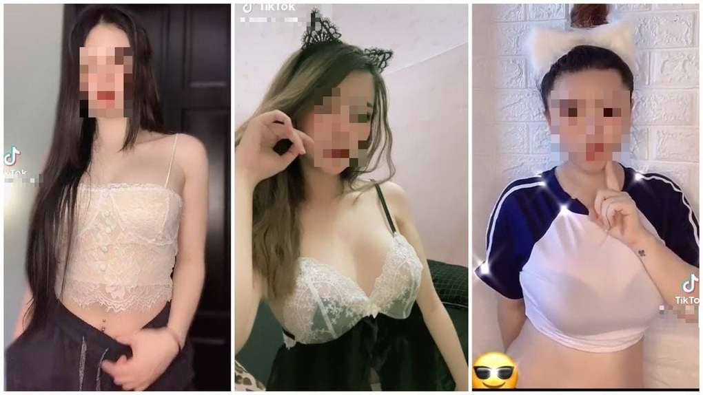 Hình ảnh các cô gái ăn mặc gợi cảm nhảy múa trên mạng xã hội đã trở nên quá quen thuộc (Ảnh cắt từ clip). Hình ảnh các cô gái ăn mặc gợi cảm nhảy múa trên mạng xã hội đã trở nên quá quen thuộc (Ảnh cắt từ clip).