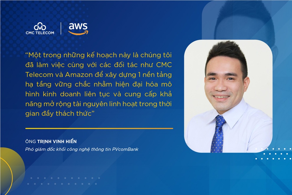 PVcomBank lựa chọn CMC Telecom cung cấp dịch vụ Điện toán đám mây của AWS - 3 PVcomBank lựa chọn CMC Telecom cung cấp dịch vụ Điện toán đám mây của AWS - 3