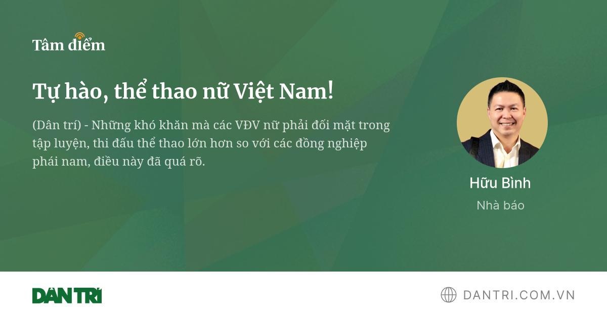Tự hào, thể thao nữ Việt Nam!