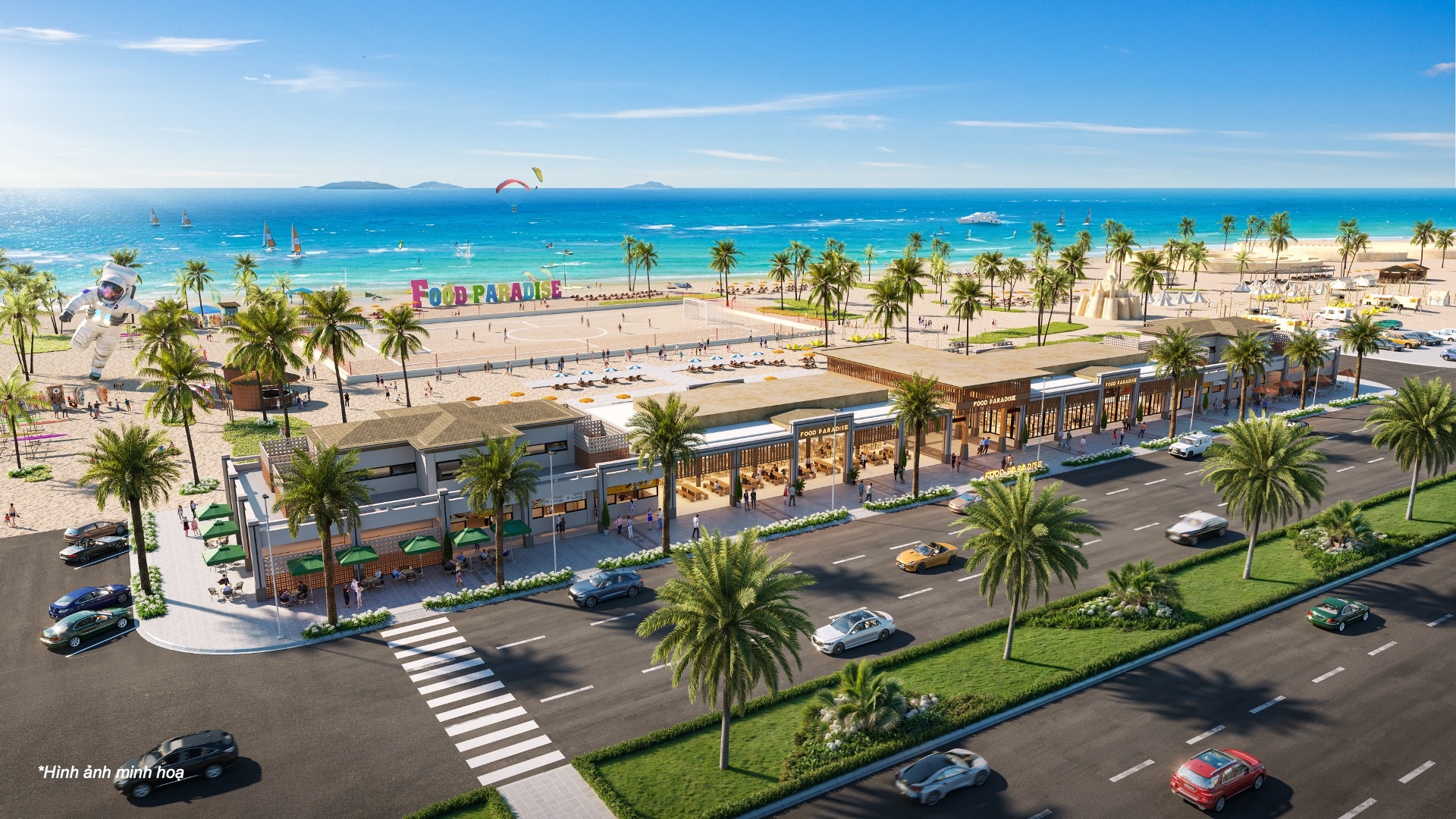 Viele Einrichtungen in CaraWorld werden anlässlich der Übergabe von Song Town im Jahr 2026 in Betrieb sein – 6 Nhiều tiện ích tại CaraWorld sẽ hoạt động vào dịp bàn giao Sông Town năm 2026 - 6
