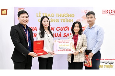 Bảo Tín Minh Châu trao thưởng mùa cưới đợt 1 tổng trị giá 85 triệu đồng