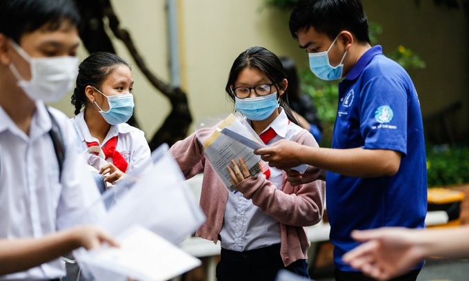 TP.HCM dự kiến tổ chức thi tuyển sinh lớp 10 vào cuối tháng 6/2022. Ảnh minh họa