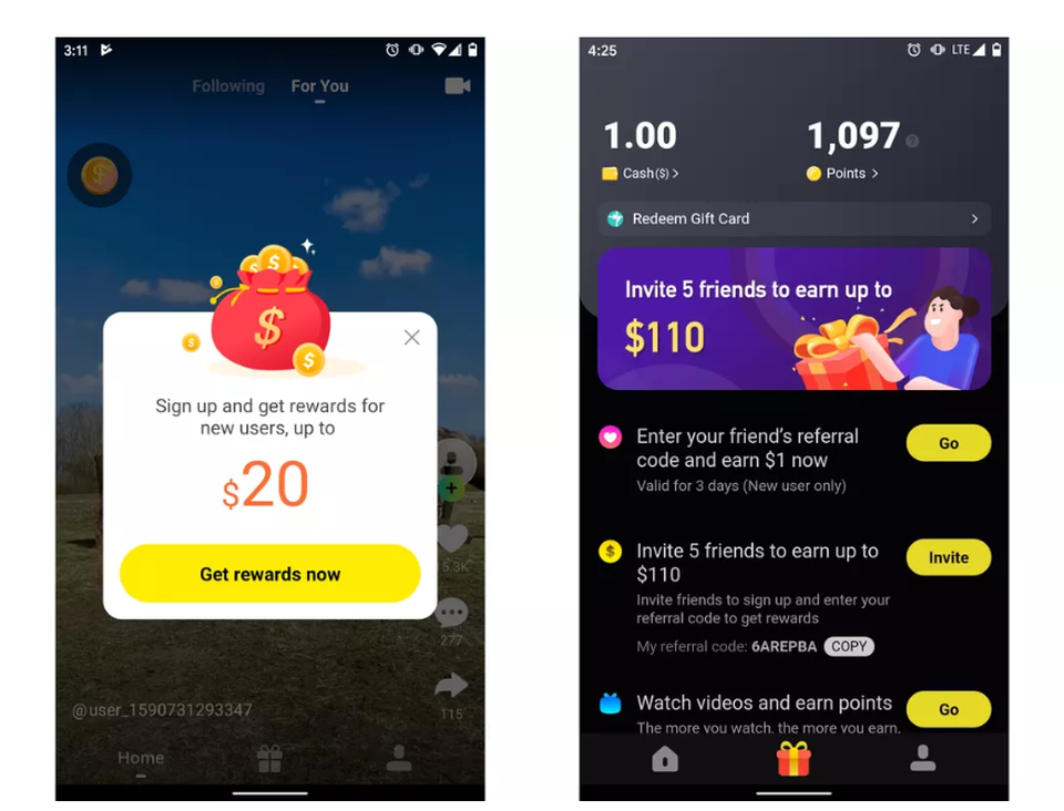Ứng dụng vươn top 1 App Store bằng cách trả tiền để người dùng xem video - 2 Ứng dụng vươn top 1 App Store bằng cách trả tiền để người dùng xem video - 2
