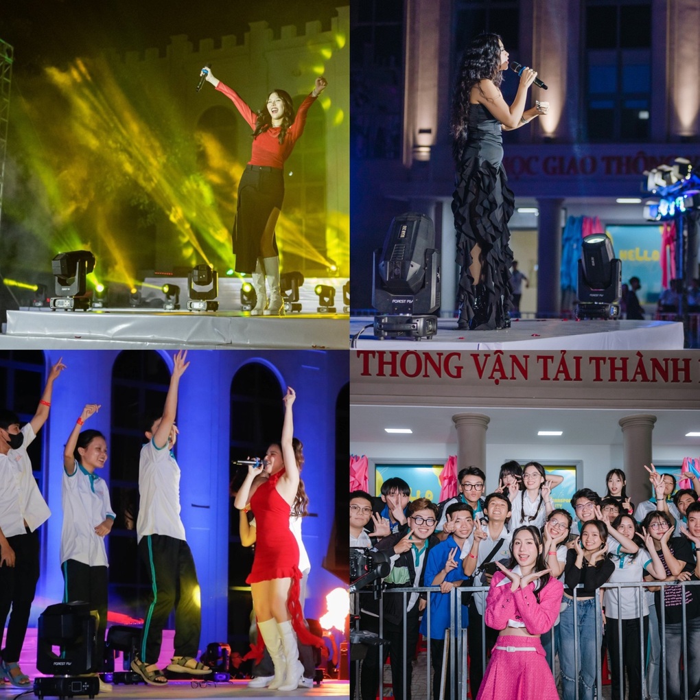 Ngày hội rực rỡ chào tân sinh viên Đại học Giao thông vận tải TPHCM - 3 Ngày hội rực rỡ chào tân sinh viên Đại học Giao thông vận tải TPHCM - 3