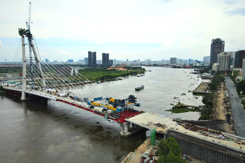 TPHCM hợp long cầu Thủ Thiêm 2 - 1 TPHCM hợp long cầu Thủ Thiêm 2 - 1