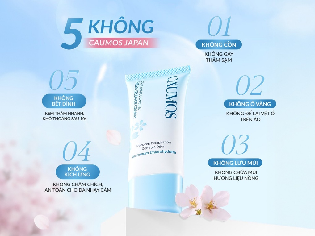 Cosmo Beauty Japan ra mắt kem khử mùi Caumos - 6 Cosmo Beauty Japan ra mắt kem khử mùi Caumos - 6