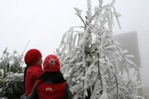 Băng tuyết phủ trắng đỉnh Hoàng Liên Sơn 