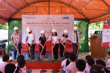 Khởi công xây mới điểm trường học Thanh Sơn tỉnh Quảng Bình